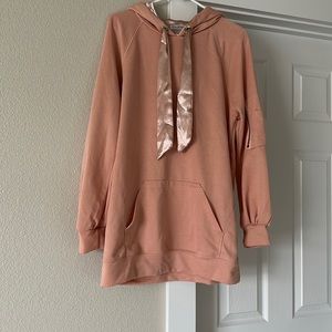 Long oversized hoodie